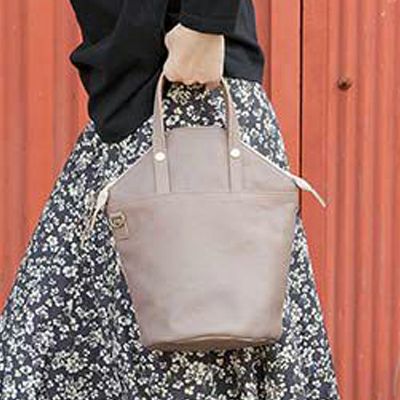 kanmi カンミ カップ　トートショルダー クロ Kanmi.] カップ トートショルダー バッグ ブラック