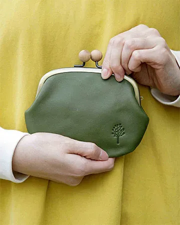 ドロップツリー木玉 親子がま口