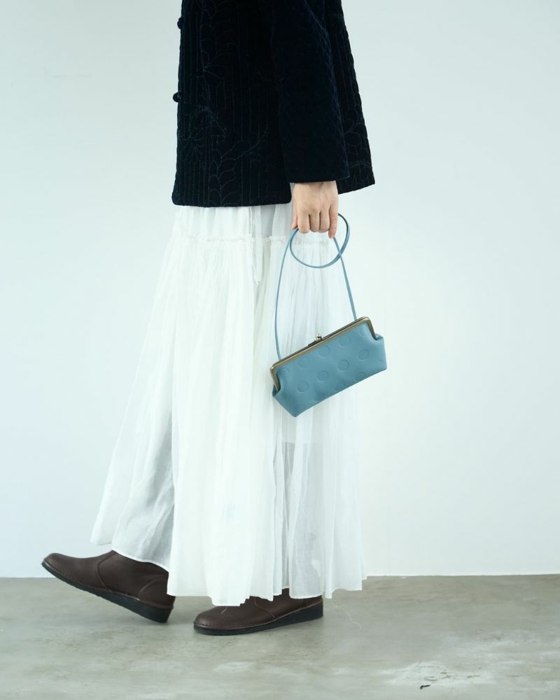 がま口ポシェットの色：ソライロ