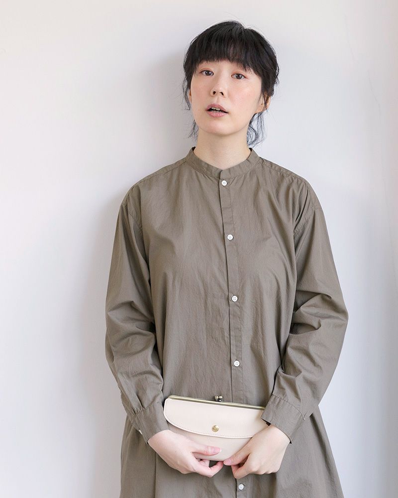 「キャンディルーフ ロングがま口ウォレット」バニラ