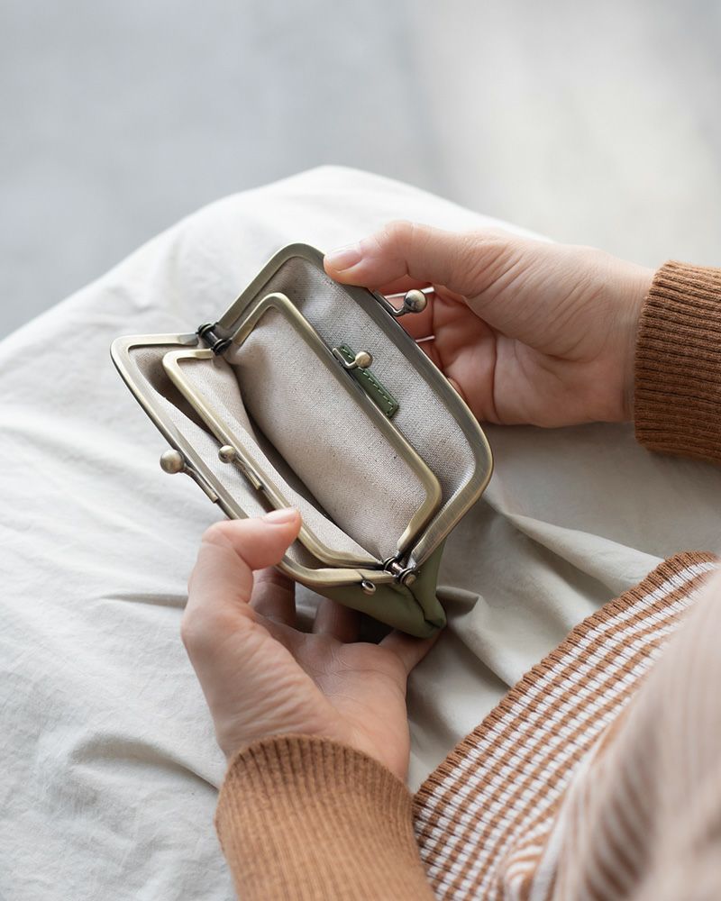 がま口の色：リーフグリーン