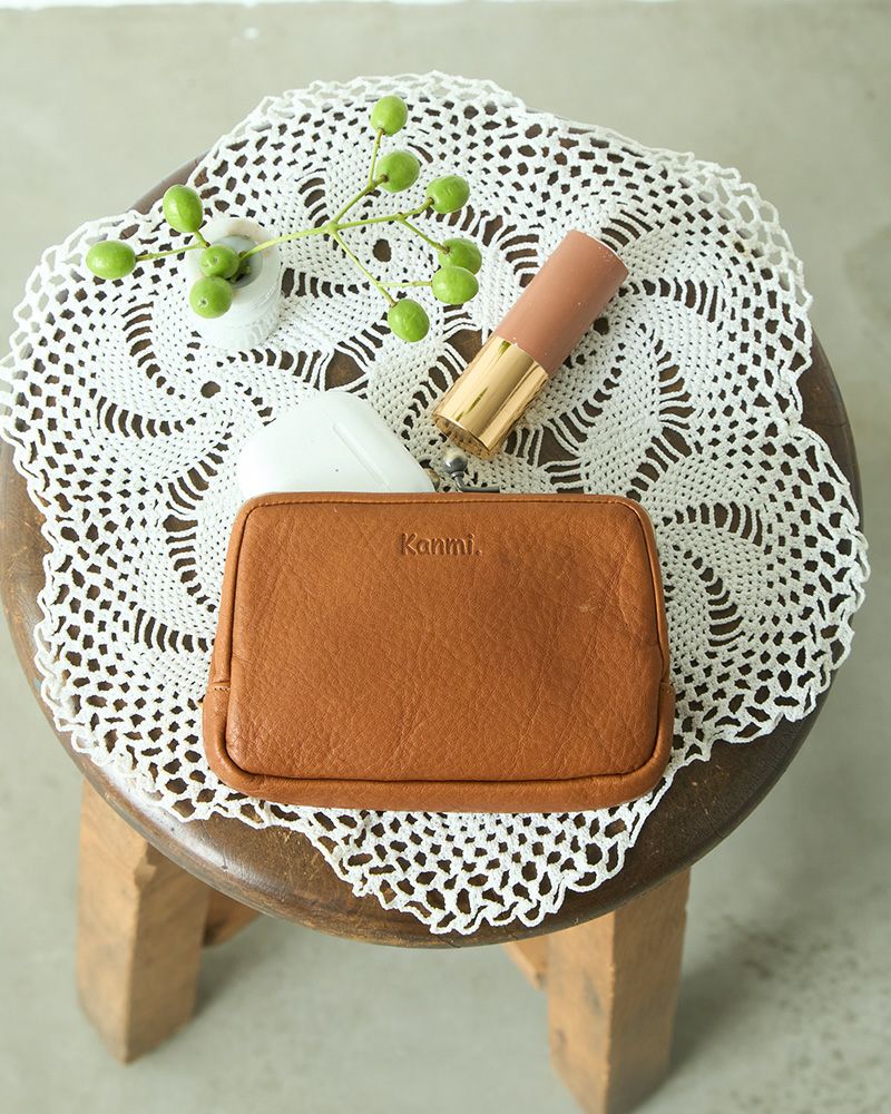 がま口の色：ミルクチョコ