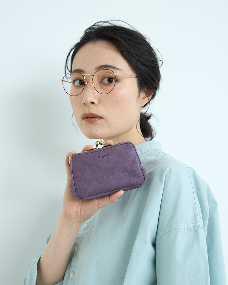  フカフカ 親子がま口   パインイエロー