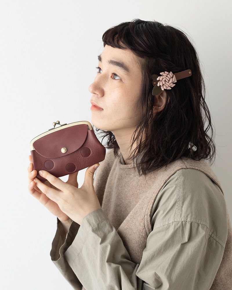 Kanmi. キャンディルーフ親子がま口　カラー：スミレ