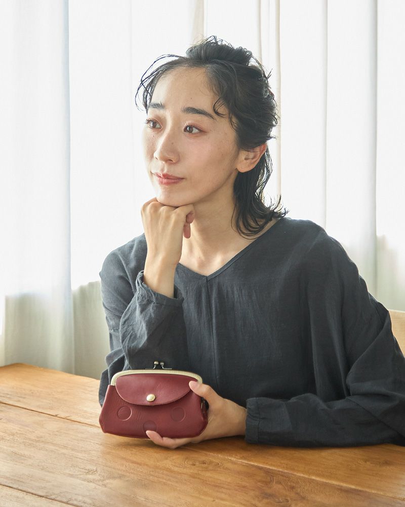 Kanmi. キャンディルーフ親子がま口　カラー：スミレ