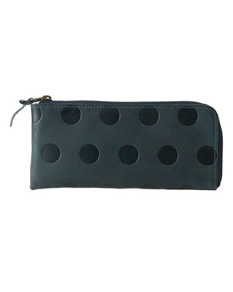 長財布の色：ネイビー