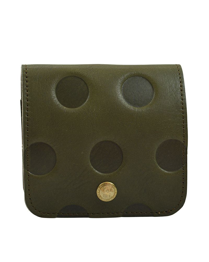 正面（がま口の色：オリーブグリーン）