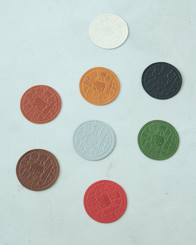 浅草レザーコースター：　全8色