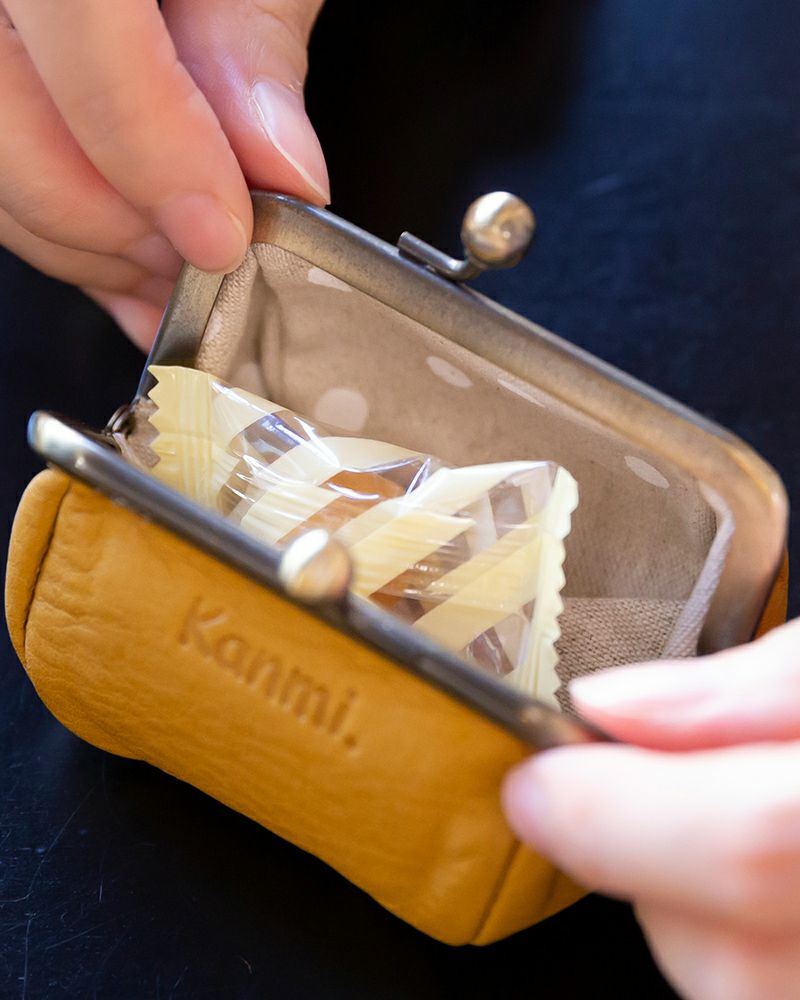 がま口の色：キャラメル