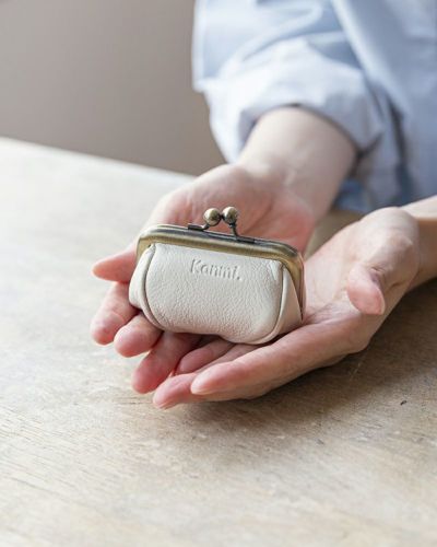 財布 オーラマ 日本製 長財布 がま口 コンパクト スリム 薄型