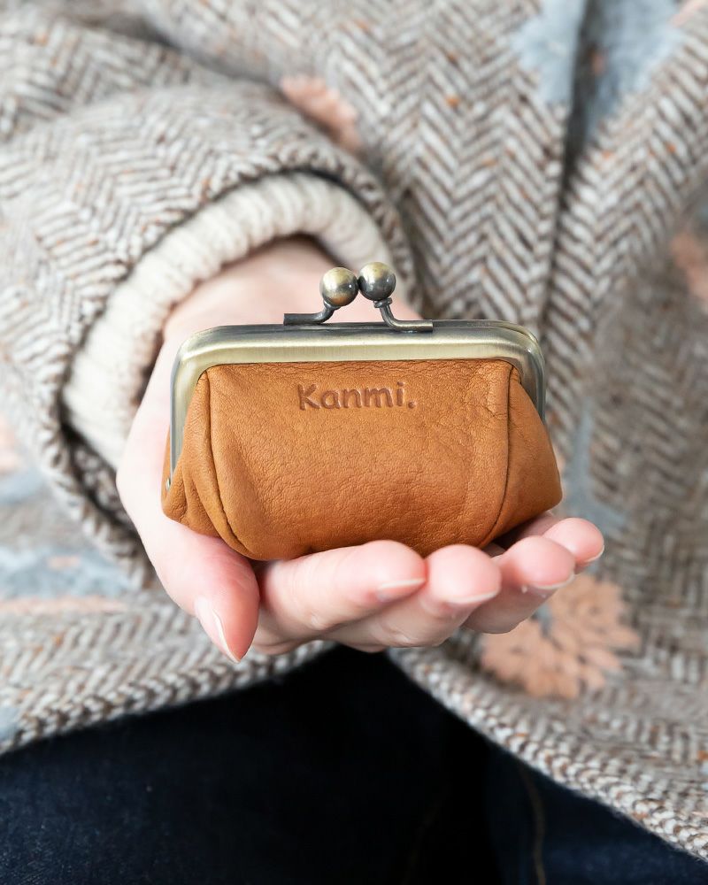 がま口の色：ミルクチョコ