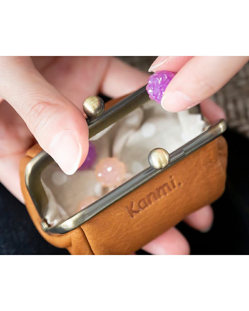 がま口の色：ミルクチョコ