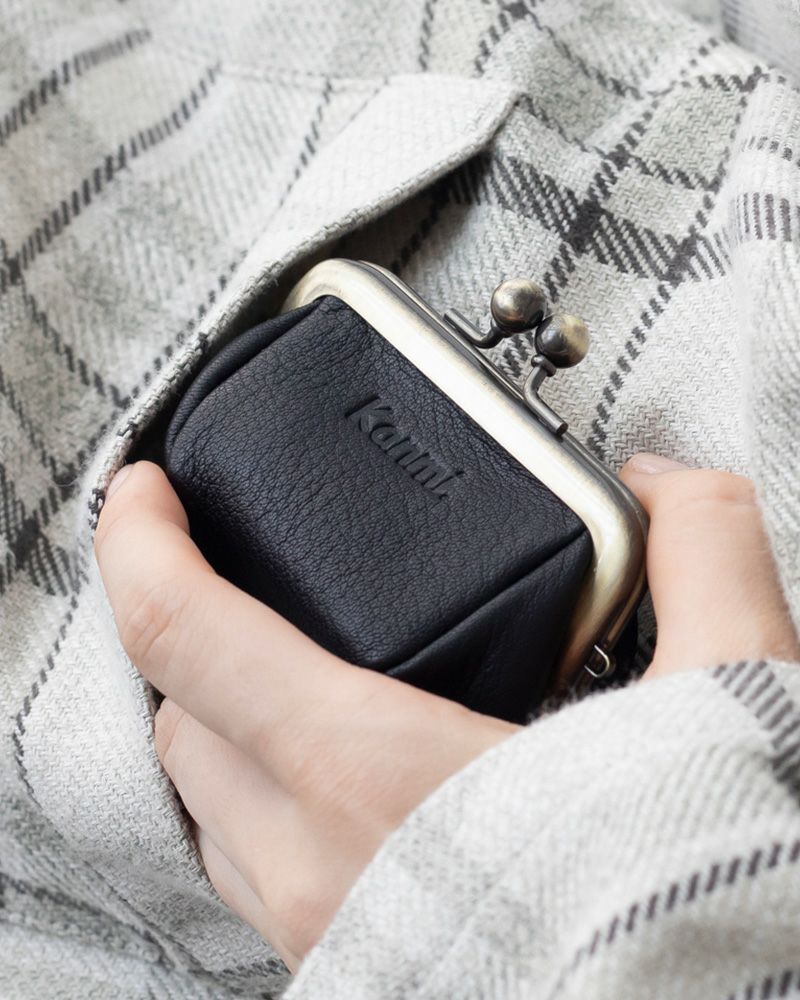 がま口の色：ブラック