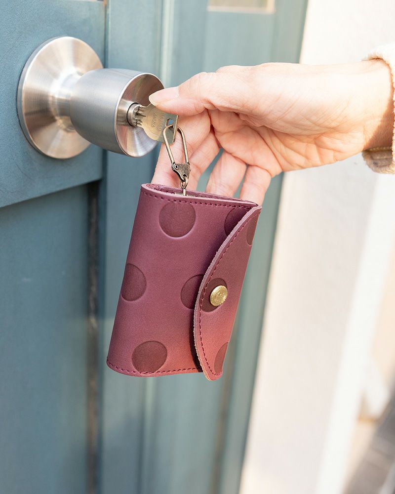 キーケースの色：スミレ