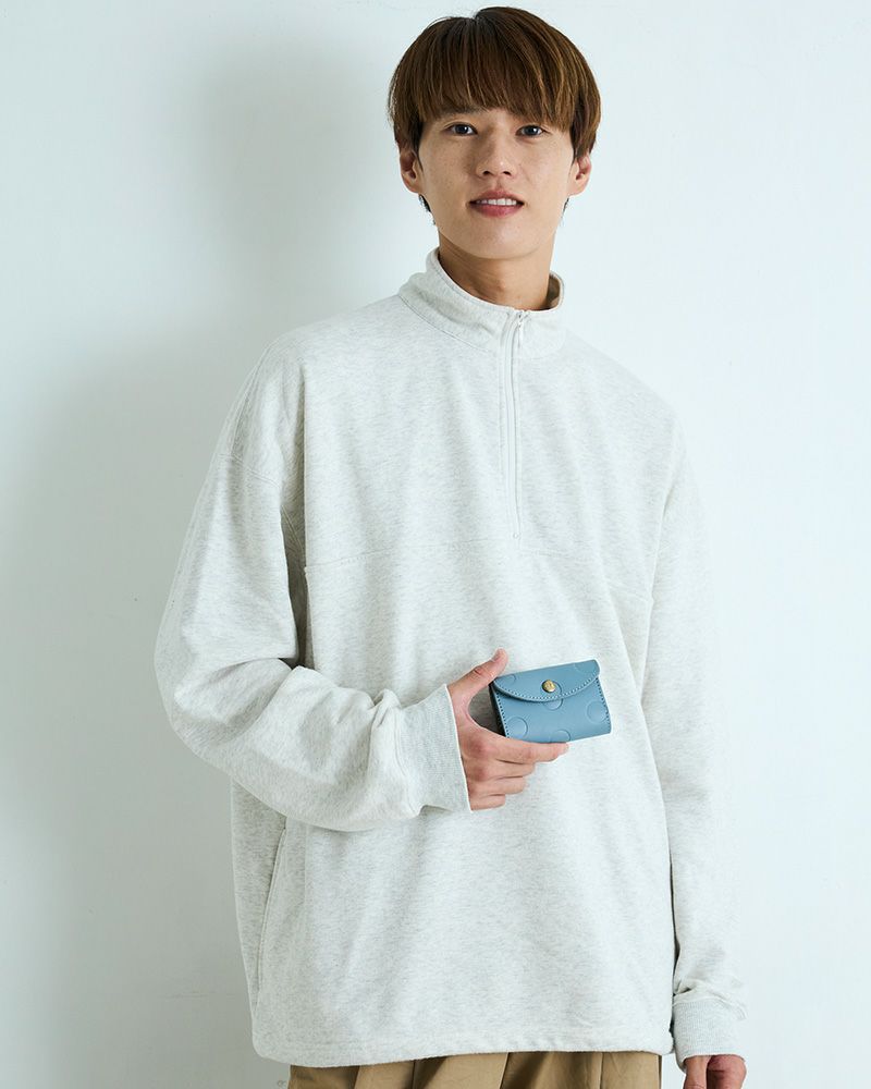 ユニセックスで使える、本革キーケース／キーケースの色：ソライロ