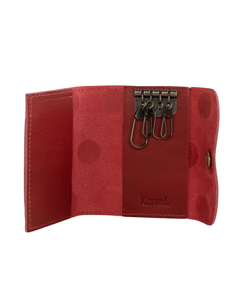 キーケースの色：チェリーレッド