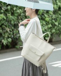 リュックの色：バニラ