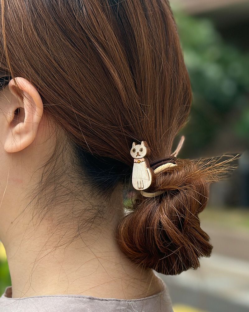 ヘアアクセサリーの種類：シロ