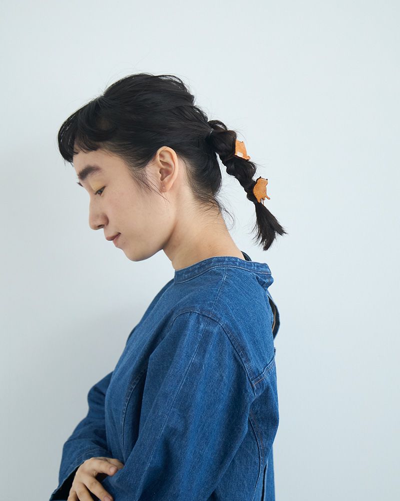 ヘアアクセサリーの種類：上から　トラ・寝ころびトラ