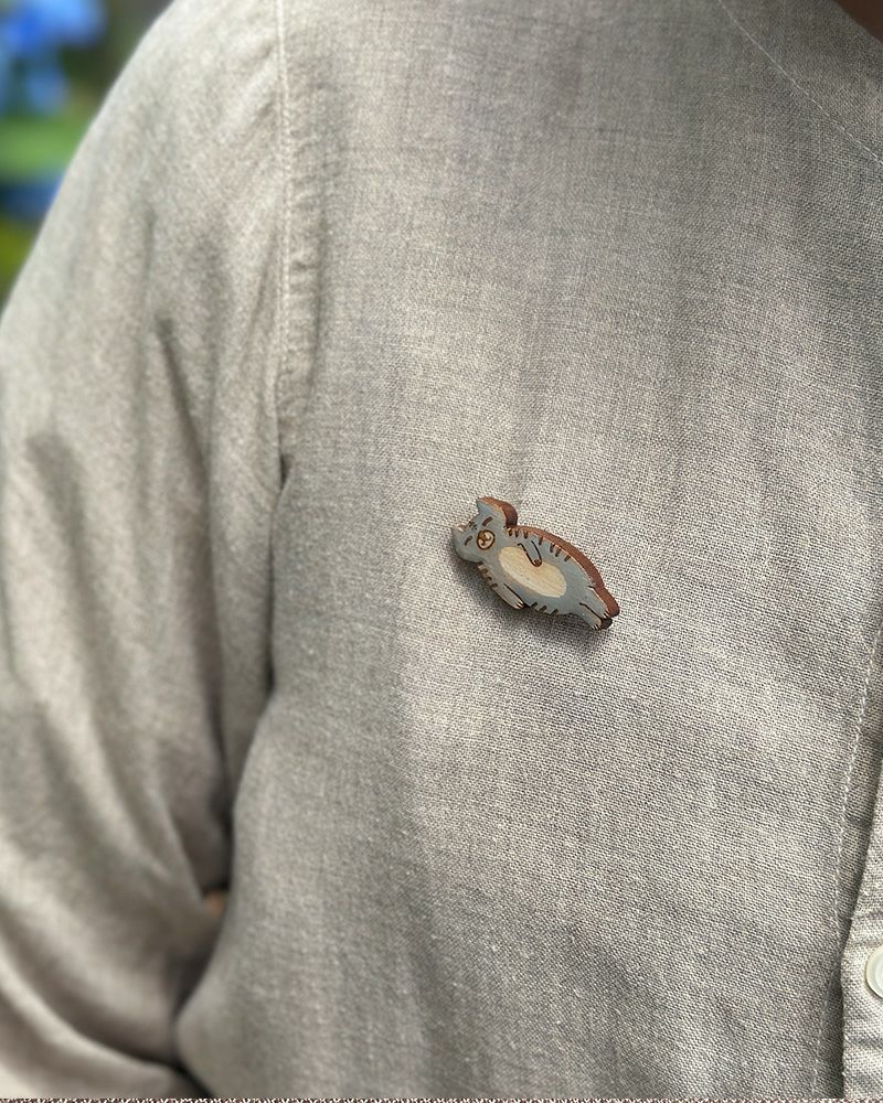 ブローチの種類：ヘソテン