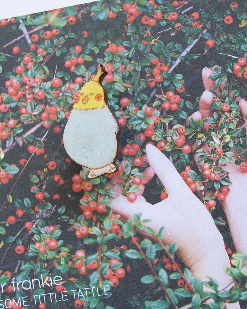 ブローチの種類：オカメインコ