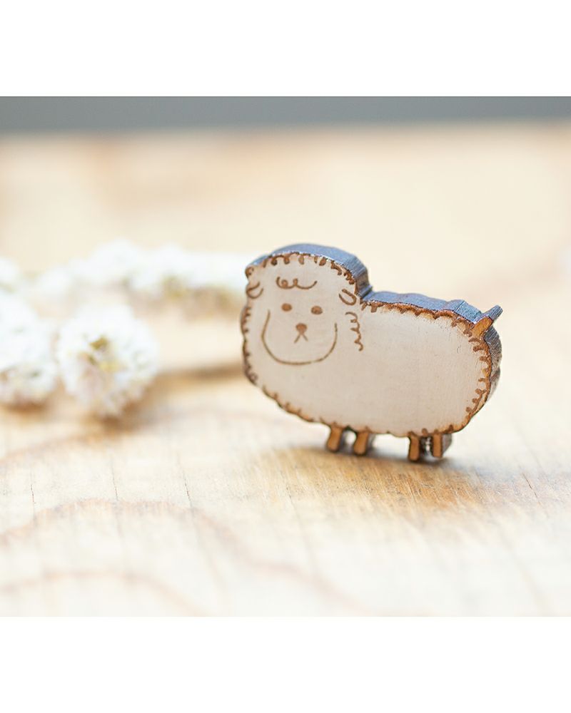 ブローチの種類：ヒツジ