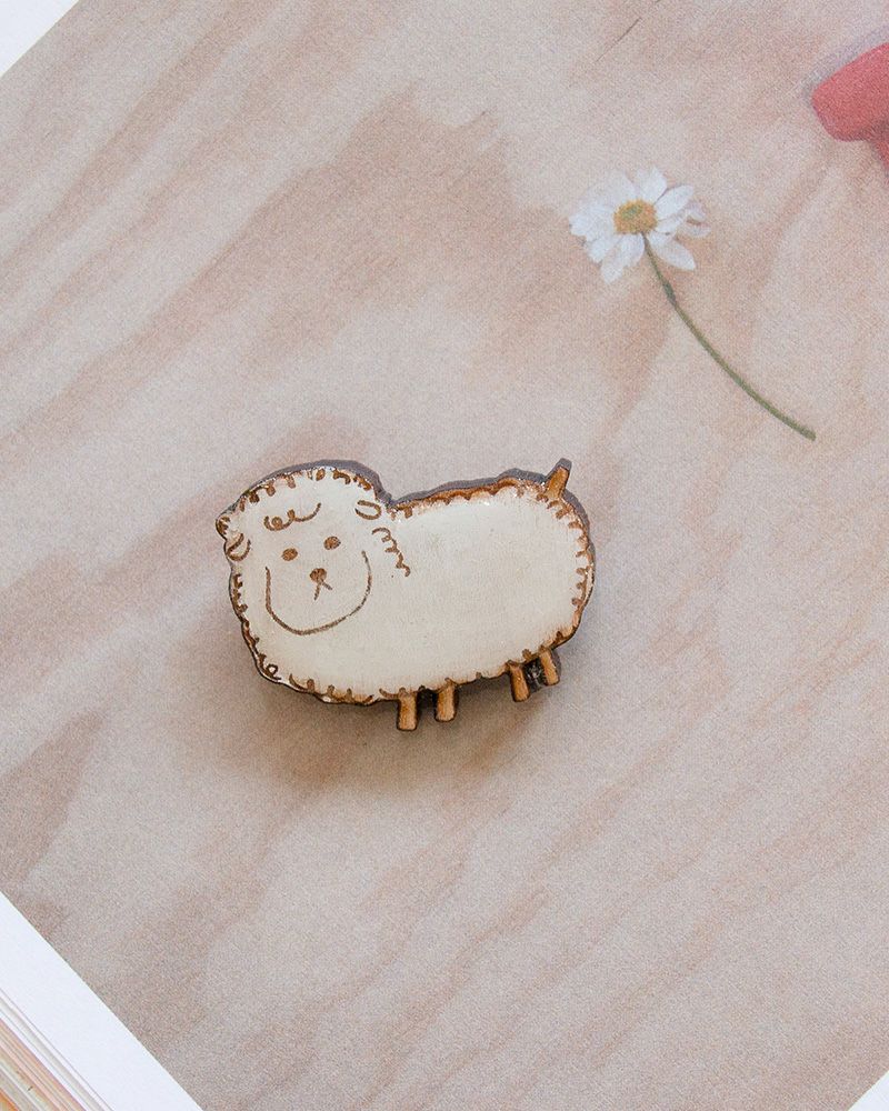 ブローチの種類：ヒツジ