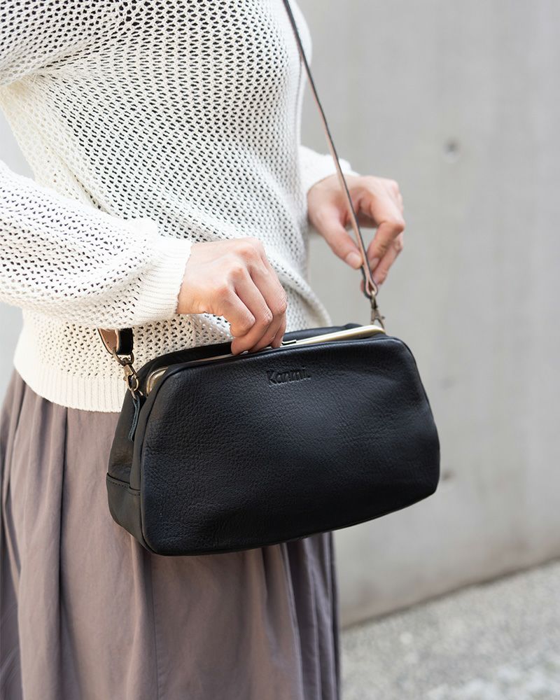 がま口の色：ブラック