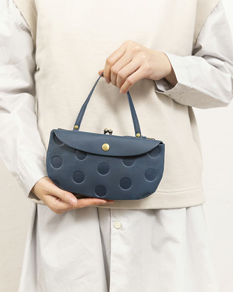 キャンディ がま口トートウォレット （がま口の色：ネイビー）