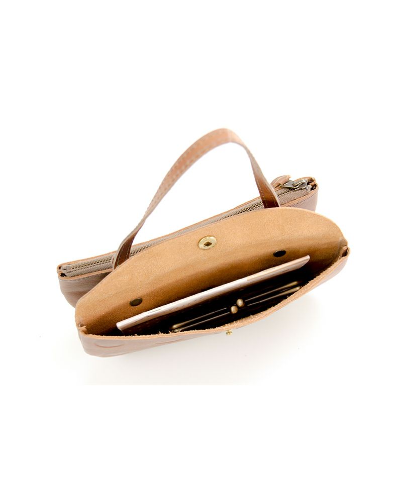 がま口の色：アッシュ グレー