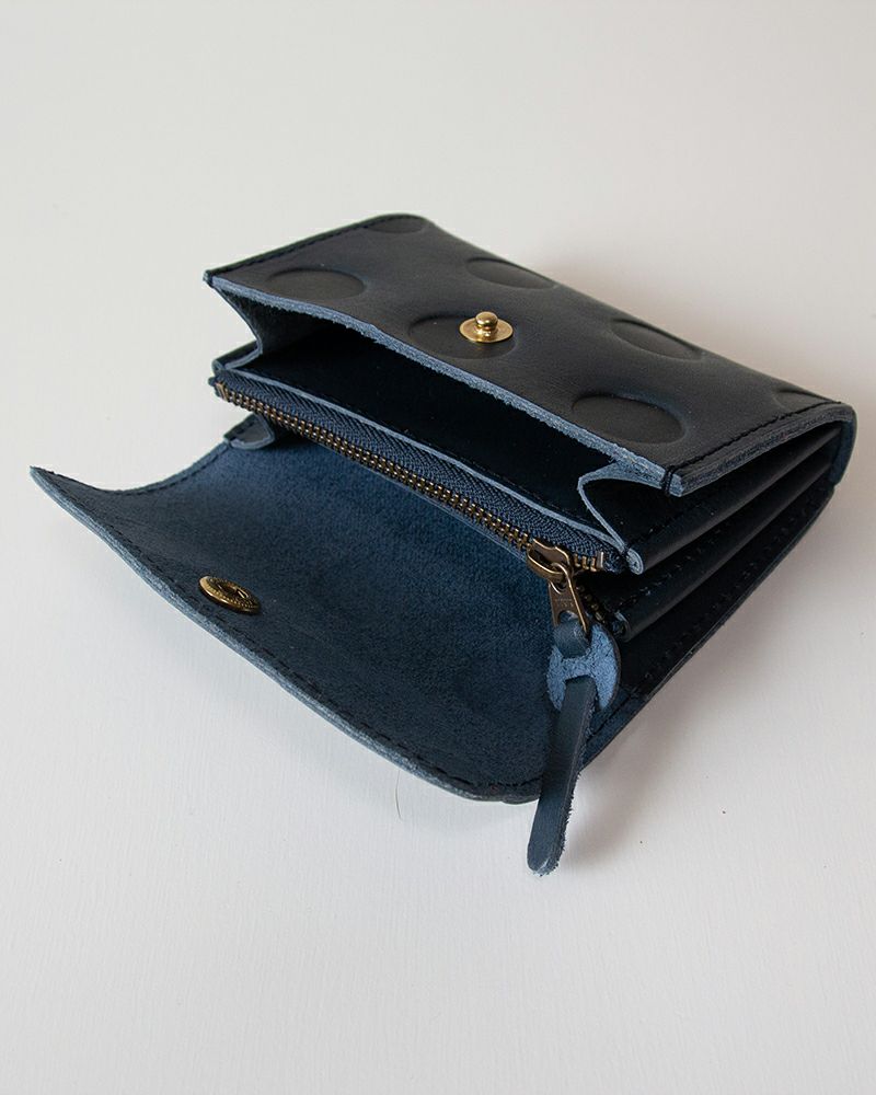 ミニ財布の色：ネイビー