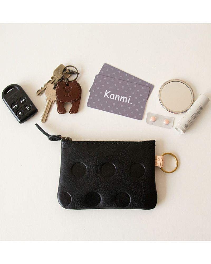  キャンディ フラットポーチ（M） （ポーチの色：ブラック）