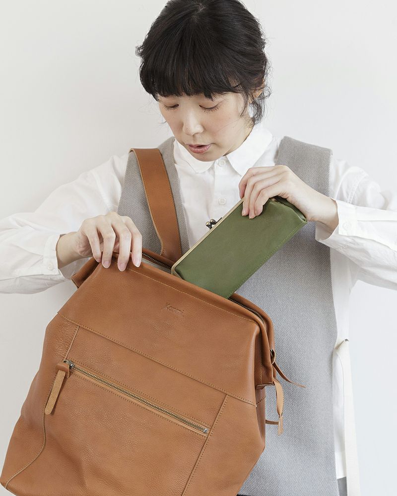 がま口の色：グリーン