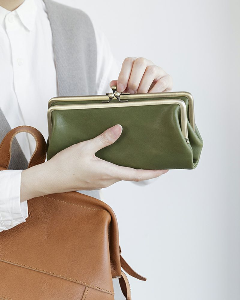 がま口の色：グリーン