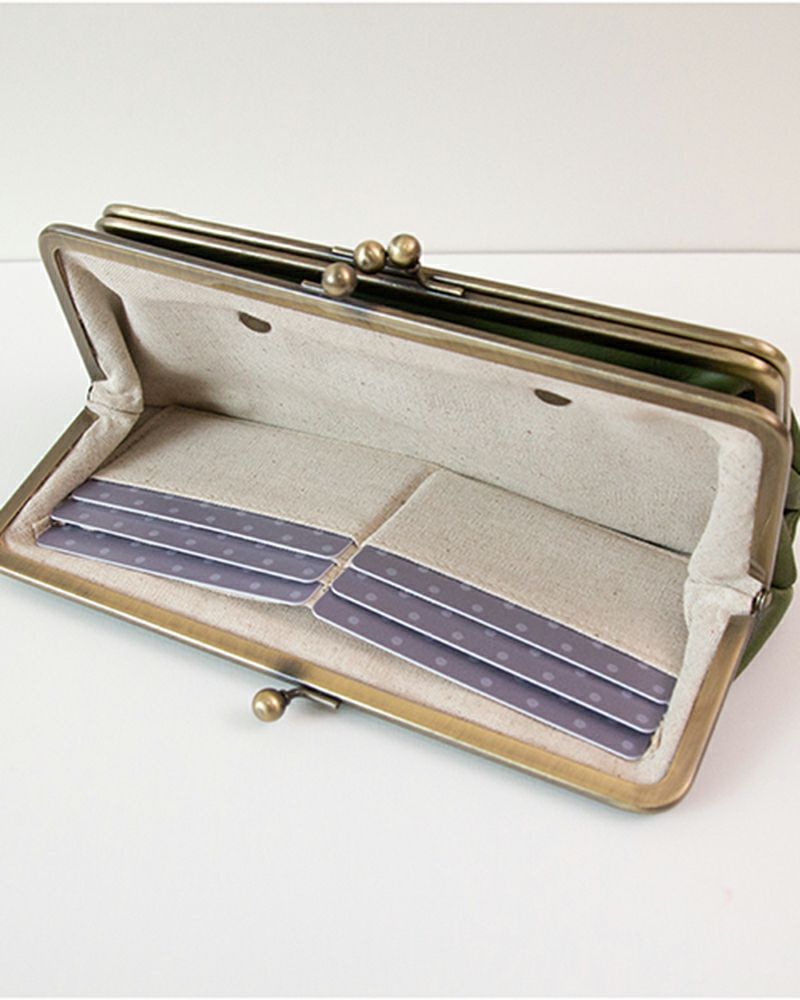 がま口の色：グリーン