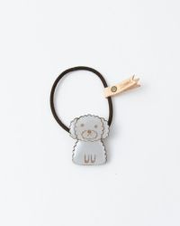 ヘアアクセサリーの種類:プードル グレー