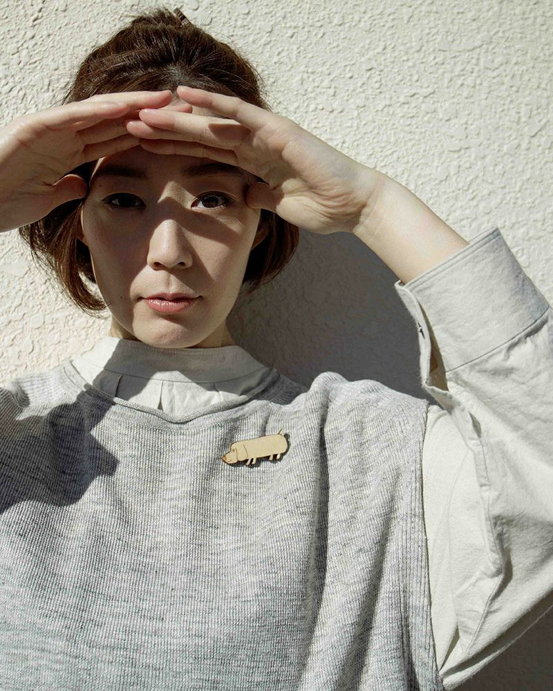 ブローチの種類：ダックス クリーム