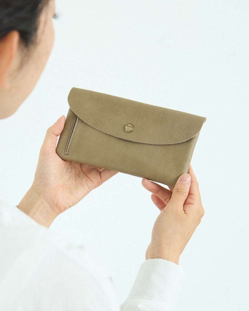 リンネル掲載》包容力◎やわらか長財布 「フカフカ ポケットロング