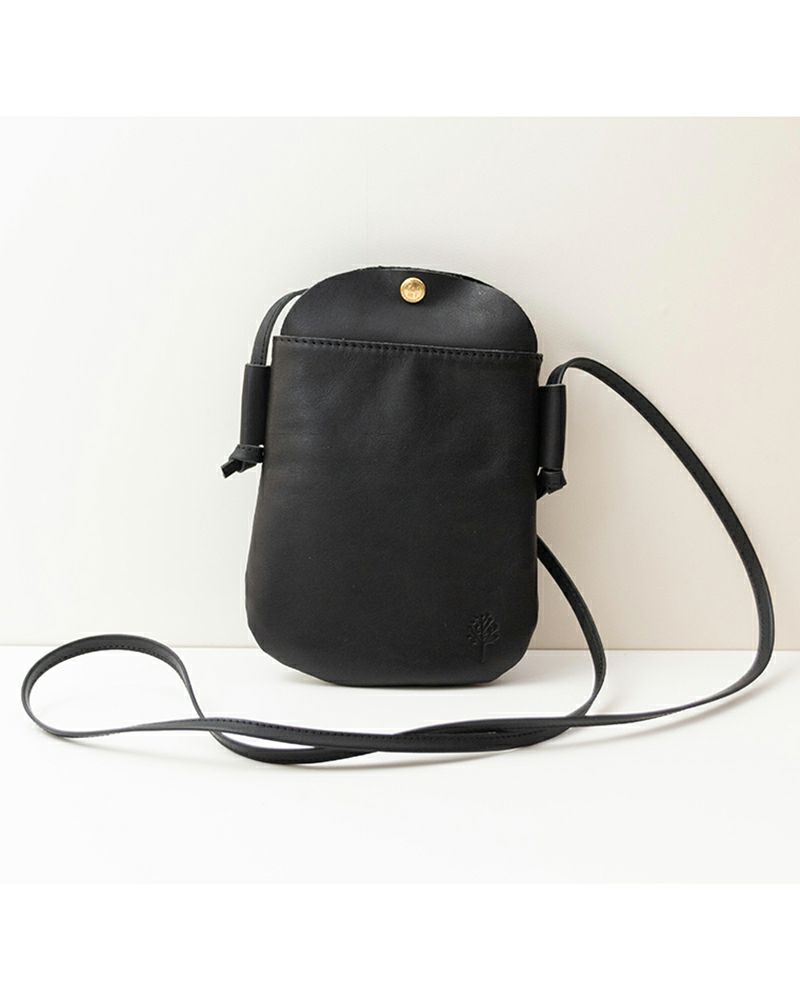 【美品】Kanmi. /カンミ ドロップツリー サコッシュ　本革 レザー 日本製 Kanmi. /カンミ ドロップツリー サコッシュ（M） B22-66