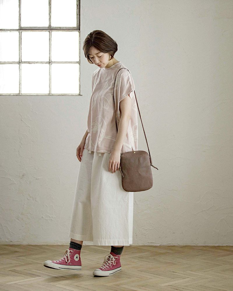 ドロップツリー サコッシュ（M）：モカグレー