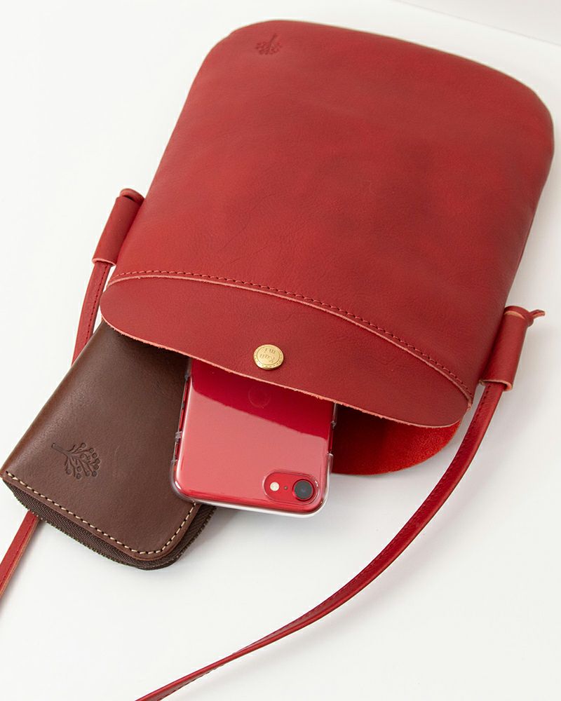 ドロップツリー サコッシュ（M）：レッド