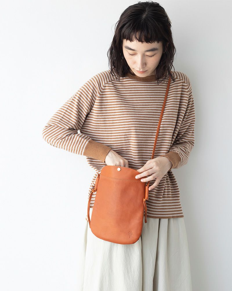 ドロップツリー サコッシュ（M）：キャメル