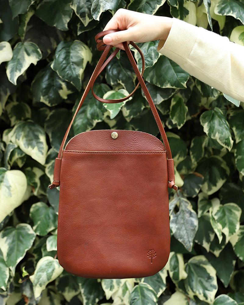 ドロップツリー サコッシュ（M）：ダークブラウン