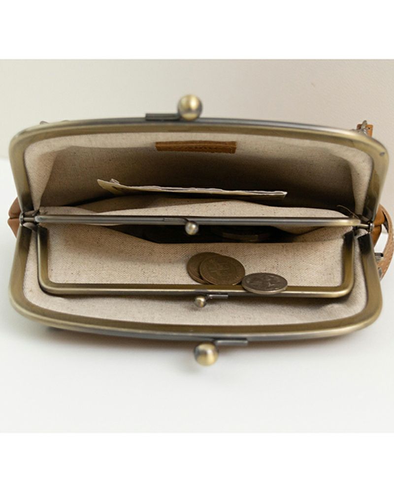 がま口の色：アッシュ グレー