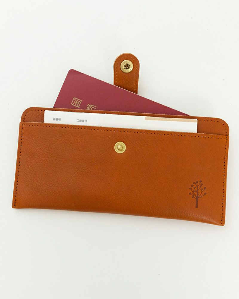 長財布の色：キャメル