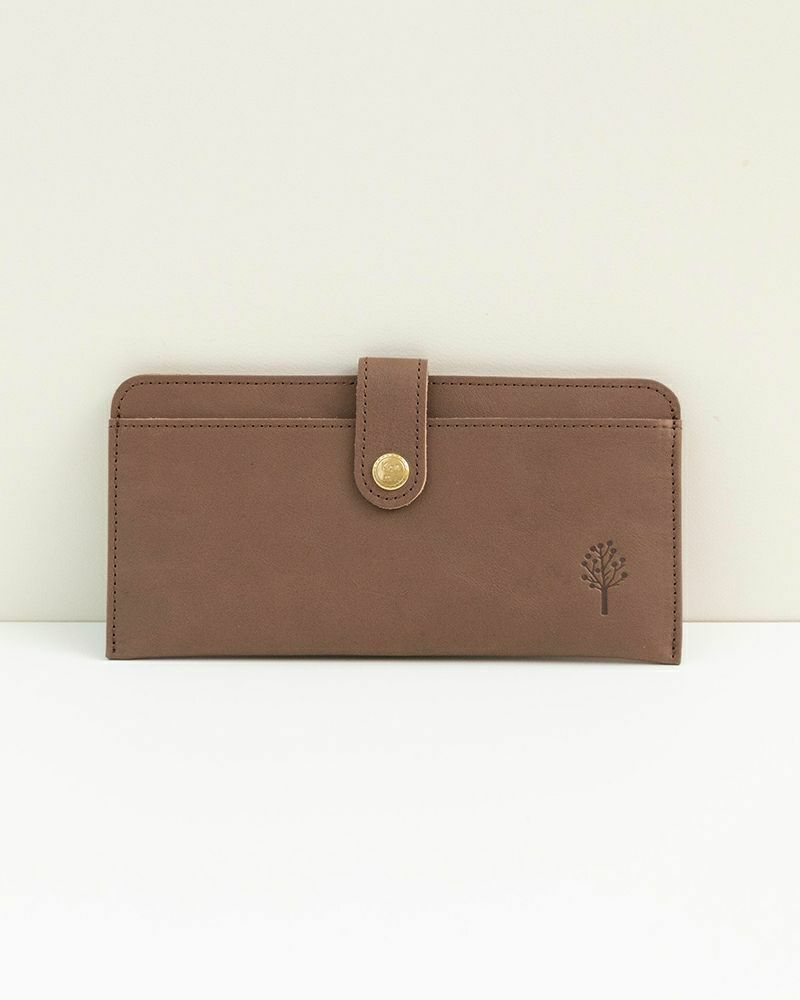 長財布の色：モカグレー