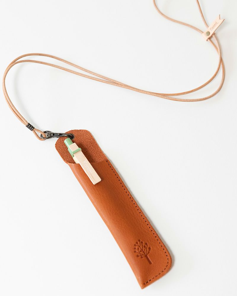 ドロップツリー ペンホルダー : キャメル