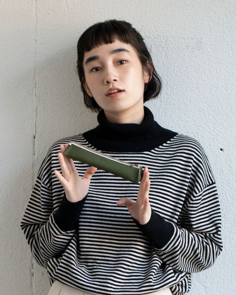 ペンケースの色：グリーン