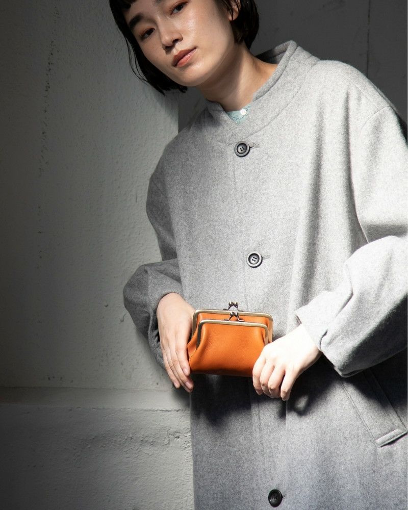 がま口の色：キャメル