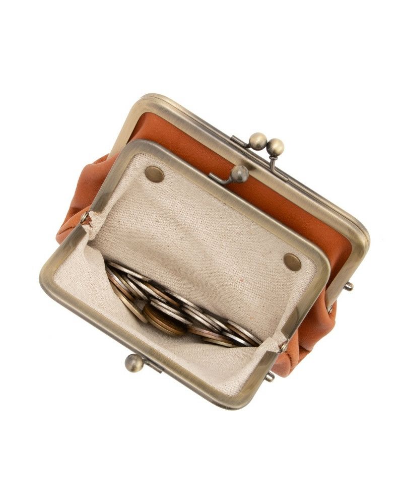 がま口の色：キャメル